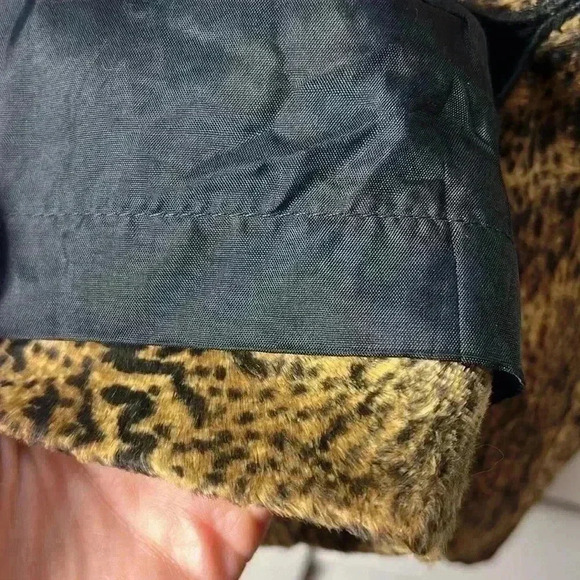 Worth New York Leopard Print Fur Pencil Skirt Size 0 - Picture 5 of 8